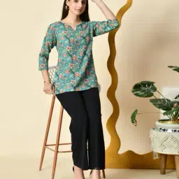 nyrika Women Relaxed Fit Printed Top image 5