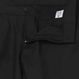 john players Men Flat-Front Slim Fit Trousers image 5