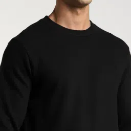 altheory by azorte Relaxed Fit T-Shirt with Jacquard Neck Rib image 5