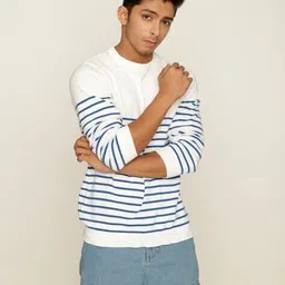 pure knits Men Regular Fit Round-Neck T-Shirt image 5