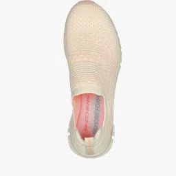 skechers Women Engineered Knit Stretch Fit Slip-On Shoes image 5