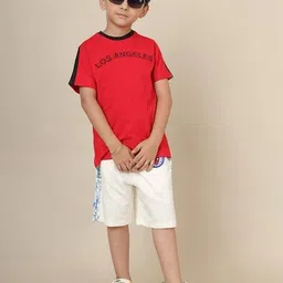 kidsville Graphic Regular Fit Shorts with Insert Pockets image 5