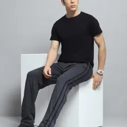 monte carlo Men Straight Track Pants with Elasticated Waist image 5