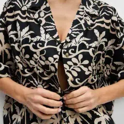 marks & spencer Women Floral Print Regular Fit Shirt image 5