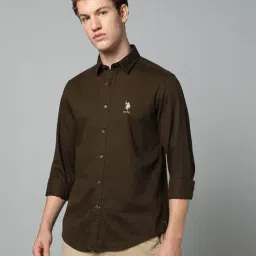 u.s. polo assn. Men Logo Print Regular Fit Shirt image 5
