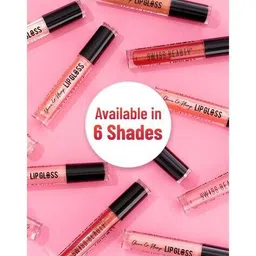 swiss beauty Shine & Plump Non Sticky & Hydrating Lip Gloss - Shade 04 image 5