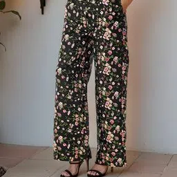 Shein Women Printed Flared Pants-picture-28