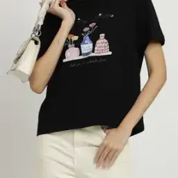 Shein Drop Shoulder Typographic Chest Print Crew Tshirt-picture-19