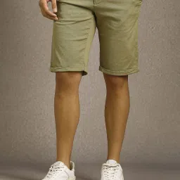 louis philippe Men Slim Fit Shorts image 1