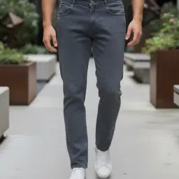 Shein Low Rise Fly With Button Closure Light Wash Jeans image 1