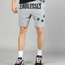 Shein Typographic Front Print Track Shorts With Pockets-picture-11