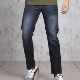Shein Full Length Fly With Button Closure Mid Wash Jeans-image-45