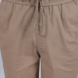 Shein Knee Length Khaki Shorts with Pockets image 5