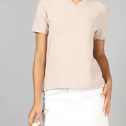 Shein Medium Length Short Sleeve Textured Top-picture-14
