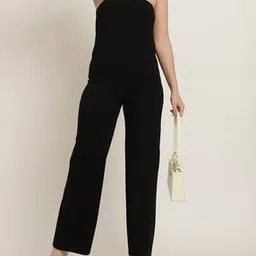 Shein Strapless Textured Wide Leg Jumpsuits-picture-24