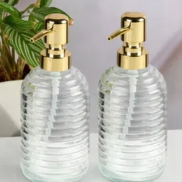 kookee Set of 2 Glass Soap Dispensers image 1