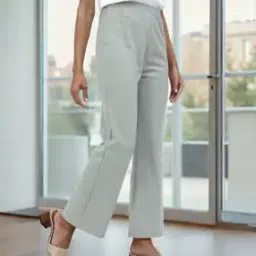 Shein Ankle Length Straight Fit Pants-picture-50