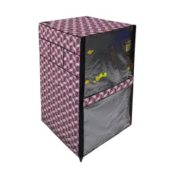 dream care Printed Full Fridge Cover with Side Pockets image 1