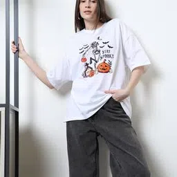 Shein Drop-Shoulder Chest Typographic Print Crew Tshirt-picture-25