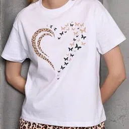 Shein Drop Shoulder Graphic Chest Print Relaxed Fit Tshirt-picture-42