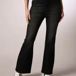 Shein Ankle Length Back Pocket Bow Detail Mid Wash Jeans-picture-29