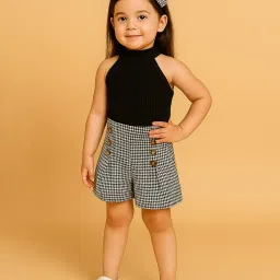 ninas Girls Ribbed Shorts & Top Set image 1