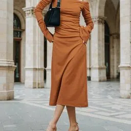 Shein Party Spaghetti Strap Cold Shoulder Sheath Dress-picture-10