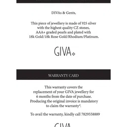 giva Women Sterling Silver Rose Gold-Plated Floral Pendant with Chain image 5