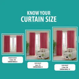 stellar home Set of 2 Printed Door Curtains image 5