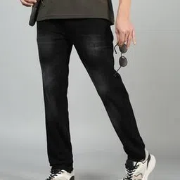 Shein Full Length Fixed Waist Mid Wash Jeans-picture-13