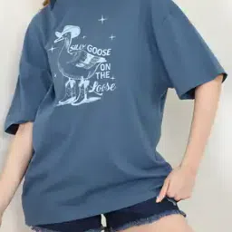 Shein Drop Shoulder Graphic Chest Print Crew Tshirt-picture-15