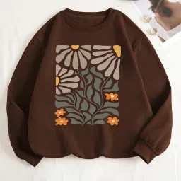 fery london Women Floral Print Regular Fit Sweatshirt image 1