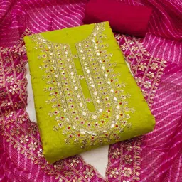 griva designer Women Unstitched Dress Material image 1