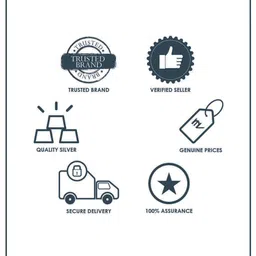 srijagdamba pearls dealer 800 Silver Floral-Design Diya image 5