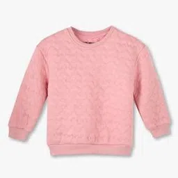 kg frendz Girls Heart Embossed Regular Fit Sweatshirt-picture-47