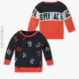 inf frendz Girls Reversible Regular Fit Sweater-picture-13