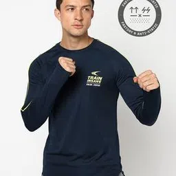 performax Men Regular Fit Crew-Neck Training T-Shirt with Typographic Print-picture-44