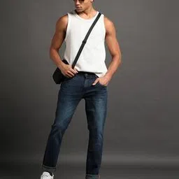 john players jeans Men Lightly Washed Slim Fit Jeans-picture-38