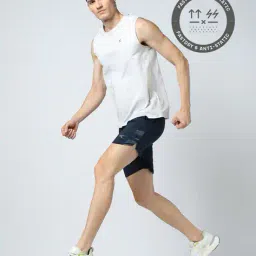 performax Men Logo Print Regular Fit Running Shorts image 1