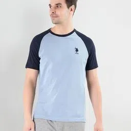 u.s. polo assn. Crew-Neck T-Shirt with Logo Embroidery-picture-37