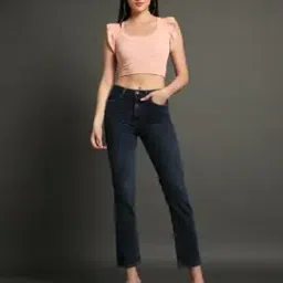 spykar Women Mid-Wash High-Rise Bootcut Jeans-picture-49