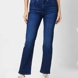spykar Women Mid-Wash Straight Jeans-picture-40