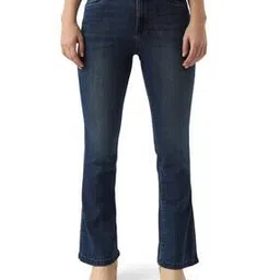 kraus Women Lightly Washed Flared Fit Jeans-picture-41