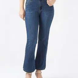 kraus Men Mid-Wash Flared Jeans-picture-53