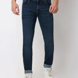 spykar Men Lightly Washed Slim Fit Jeans image 1