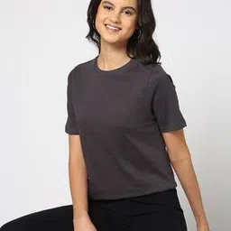 rio basic Women Regular Fit Crew-Neck T-Shirt-picture-23