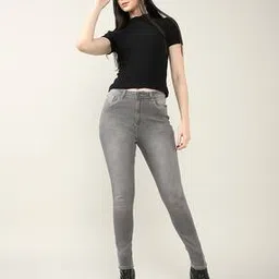 lee cooper Women Lightly Washed Super Skinny Fit Jeans-picture-28