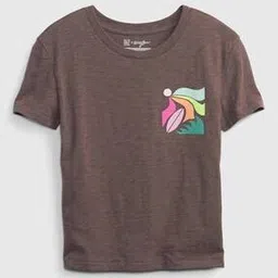 Graphic Print Round-Neck Top-image-71