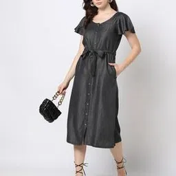 fyre rose Shirt Dress with Insert Pocket-picture-31