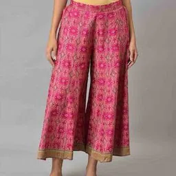 Women Floral Print Wide-Leg Culottes-picture-17